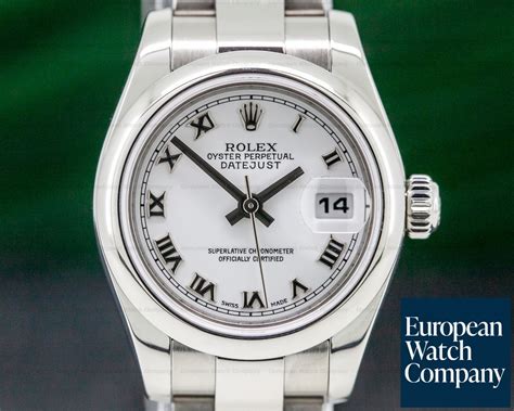 rolex datejust smooth bezel roman dial oyster bracelet 179160|Rolex Lady.